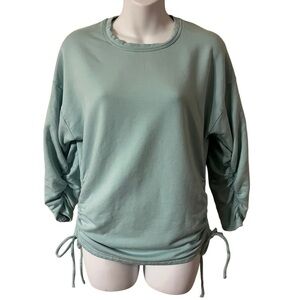 Athleta Lombard Ruched Sweatshirt Size XS
